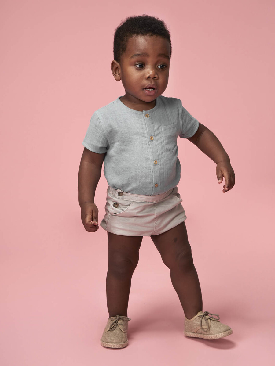 Bombacho De Sarga Gris