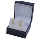 Caravanas oro 18k brillantes y perlas de cultivo 7,5mm Caravanas oro 18k brillantes y perlas de cultivo 7,5mm