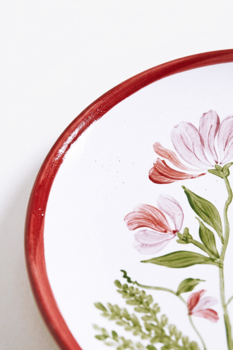 Plato Malva rosado