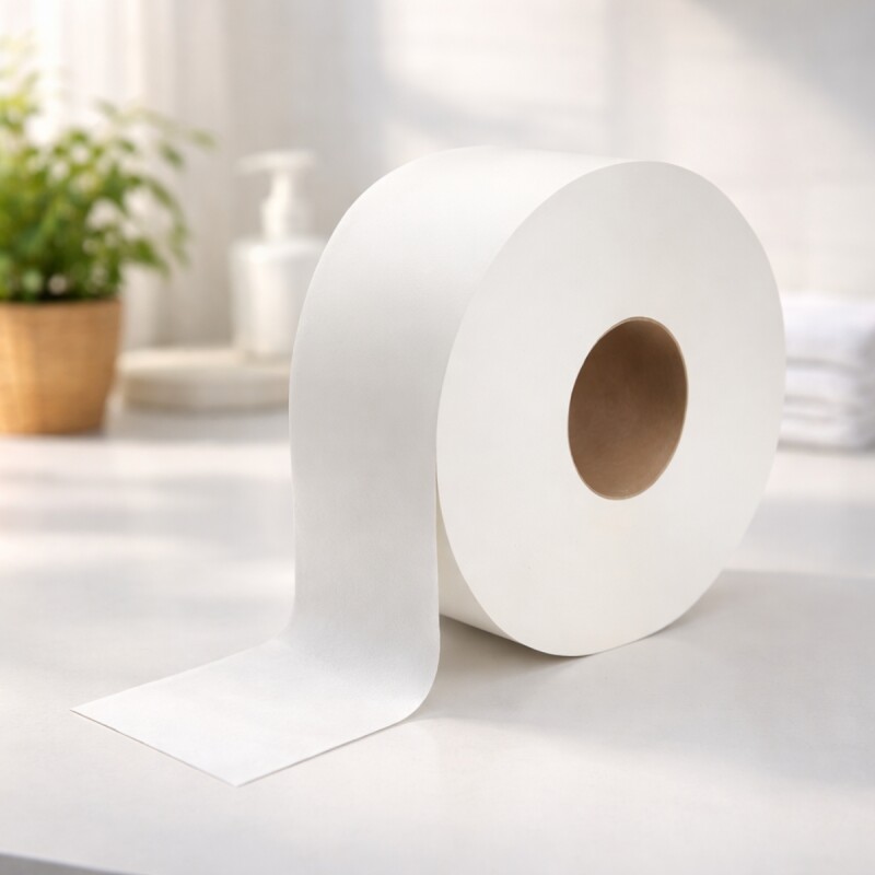 Pack 8 rollos papel higiénico 450 m BLANCO