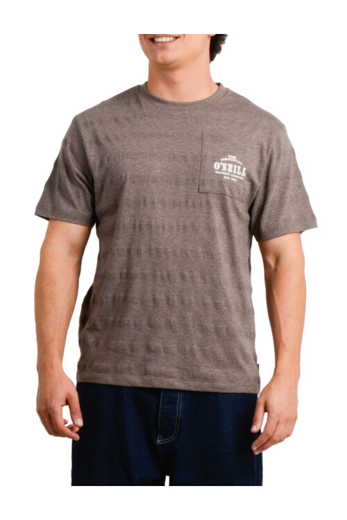 Remera O'Neill Heritage Pocket Series Marron