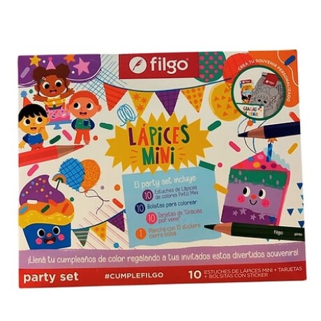 Lapices Filgo Set Party x 10 Lapices Filgo Set Party x 10