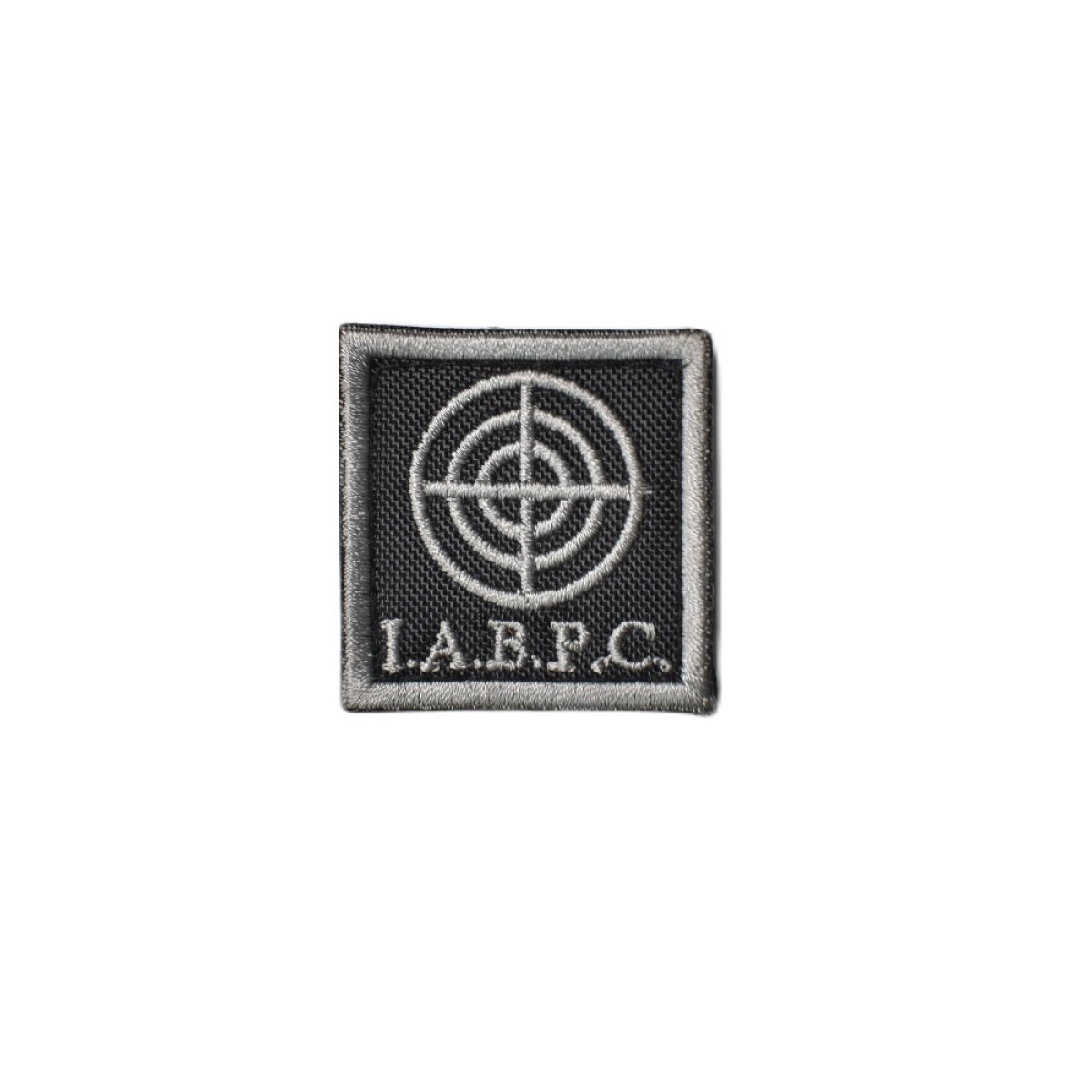 Parche bordado I.A.B.P.C. - Instancia de Adiestramiento Básico de Puntería de Combate - Negro 