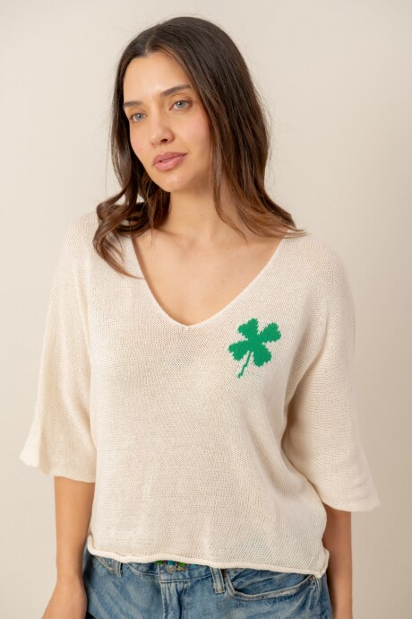 Sweater Lucky Beige