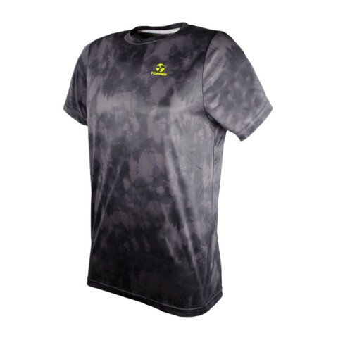 T-SHIRT MC MEN TRNG FULL PRINT NEGRO NEGRO