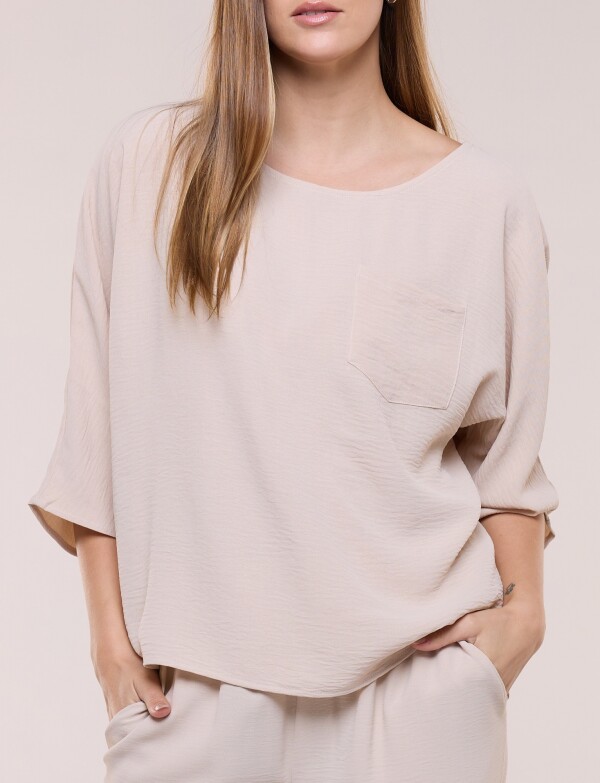 Blusa Oversize BEIGE