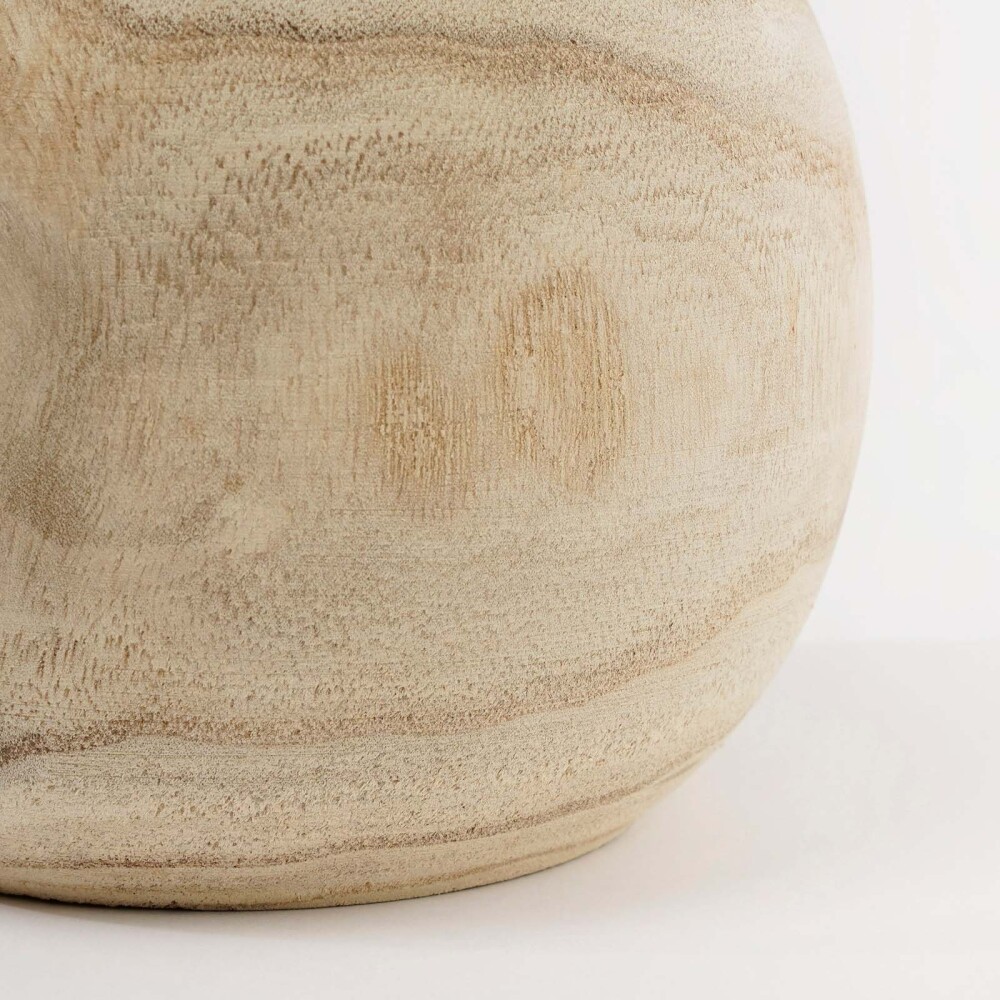 JARRÓN MADERA MARRON PIA