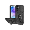 Protector para Samsung Galaxy A55 con soporte color negro Protector Para Samsung Galaxy A55 Con Soporte Color Negro