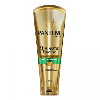 Acondicionador Pantene 3 Minutos Restauración 170 Ml Acondicionador Pantene 3 Minutos Restauración 170 Ml