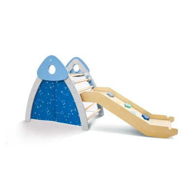 Gimnasio 4 en 1 con tobogán y escalada Hape Gimnasio 4 en 1 con tobogán y escalada Hape