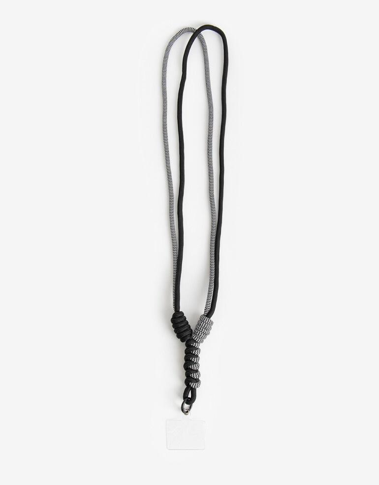 Llavero Cordón Llavero Y Bag Charm Maxi Soga - Combinacion Bicolor