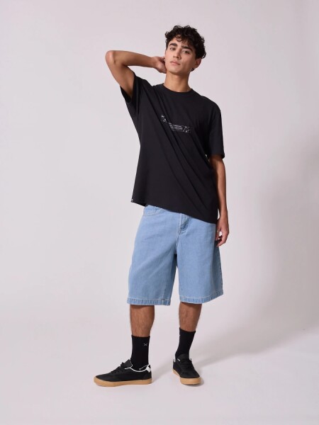 BERMUDA DIXIE BLUA JEANS CLAR