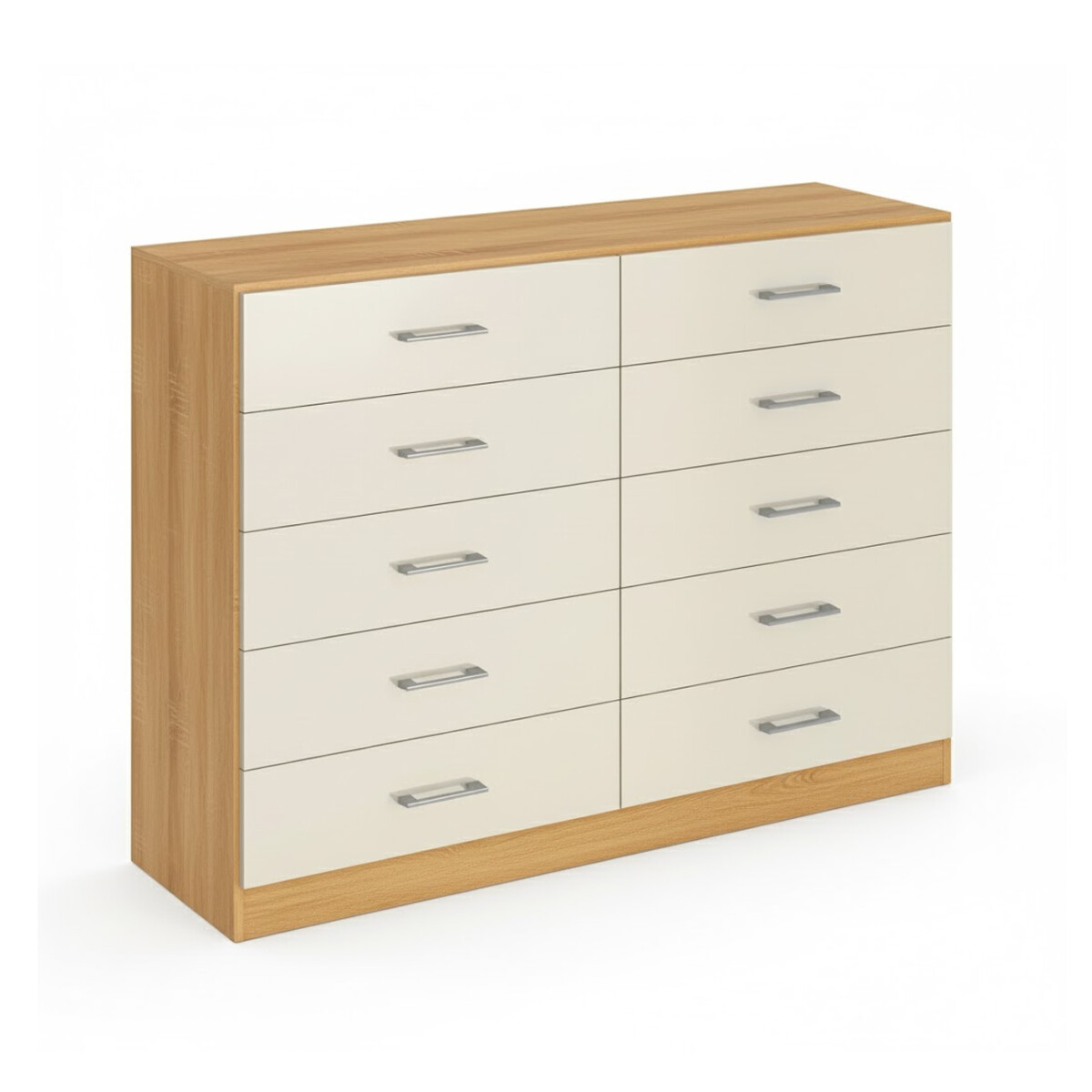 CÓMODA CAJONERA GUARDARROPA 10 CAJONES - NATURE 