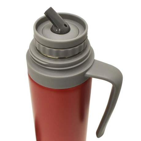 Set Comet Ac. Inox. Termo 750ml +mate 120ml +bombilla regalo Rojo