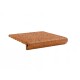 CERAMICA PELDAÑO REDONDO MATE TERRACOTA RUSTICO 325X330MM GAMAS DE TERRACOTA