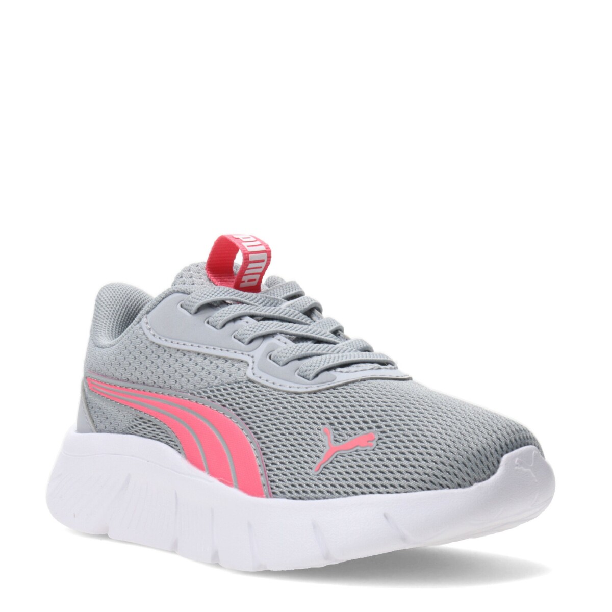 Championes Infantiles Puma Flexfocus Modern - Gris - Rosa 