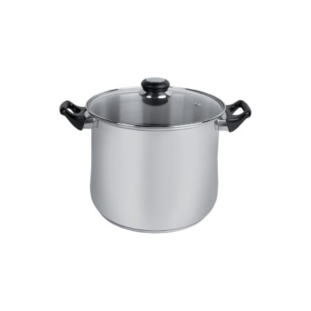 OLLA ACERO INOXIDABLE 12LTS CUORI GIULIA 28CM PLATEADO