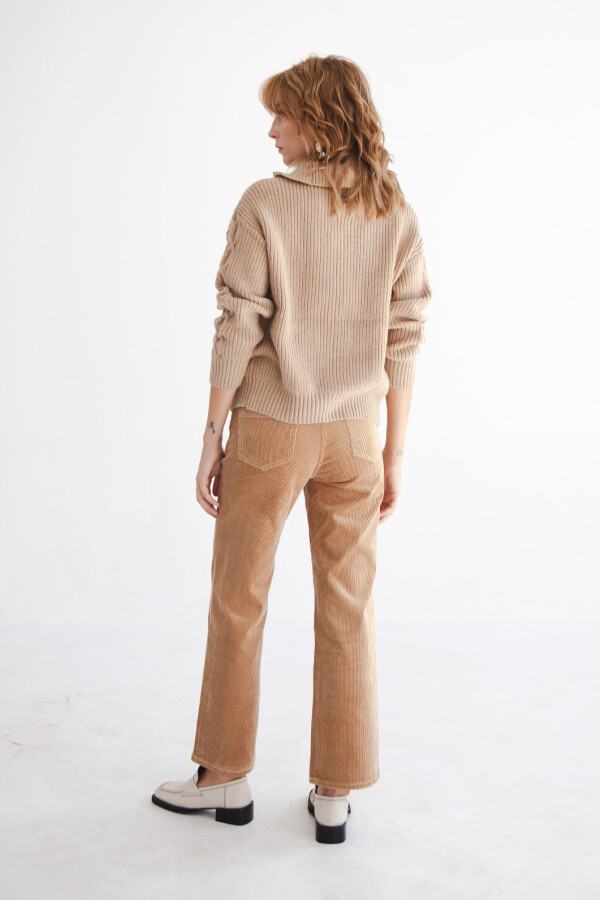 BUZO ZIPPER BEIGE