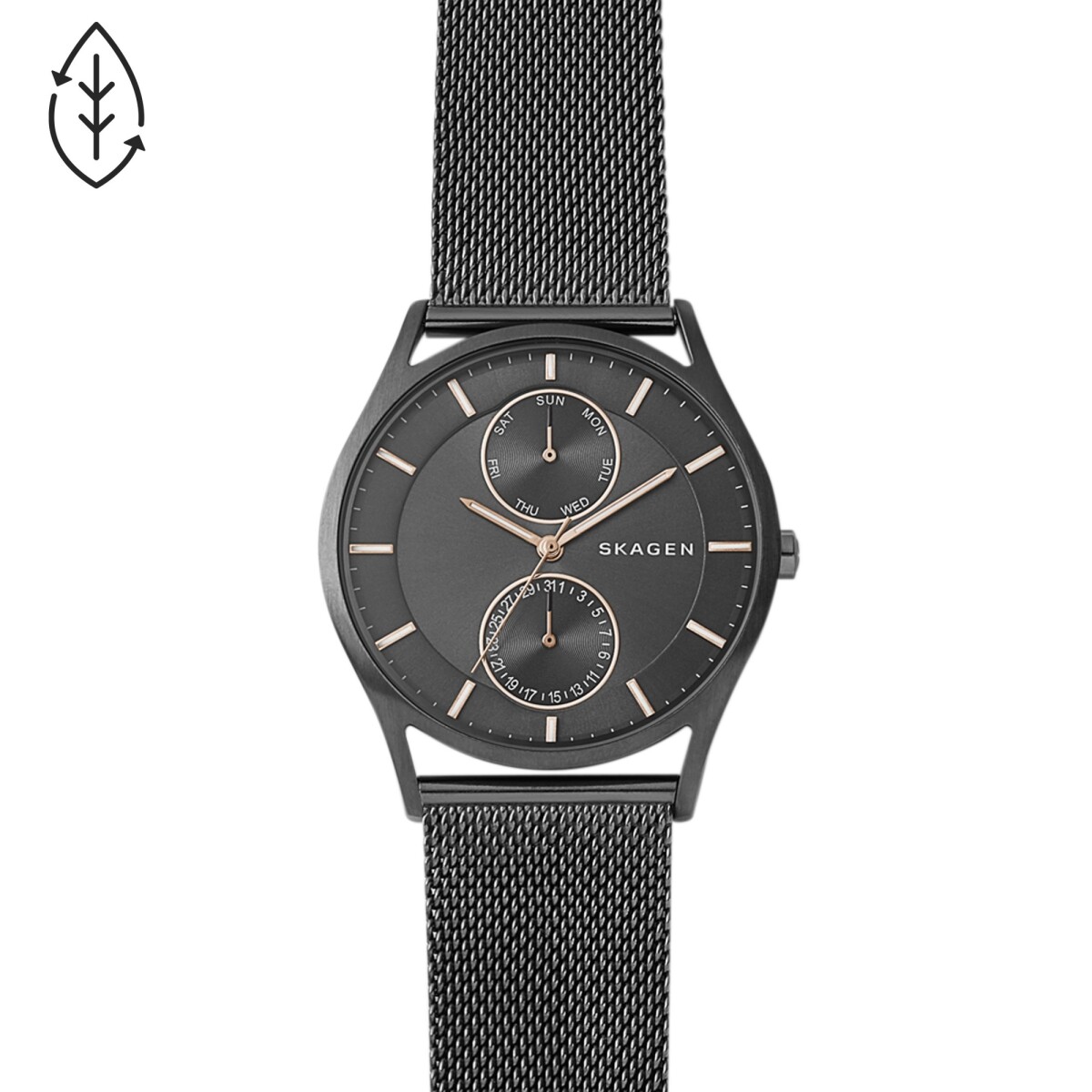 Reloj SKAGEN HOLST Acero Negro Esfera 40mm 