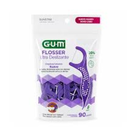 Porta Hilo Dental Flosser Gum Suave Sabor Menta 40 Unidades Porta Hilo Dental Flosser Gum Suave Sabor Menta 40 Unidades