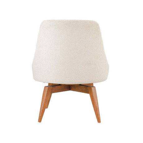 BUTACA GIRATORIA TELA NATURAL-BEIGE BOLI BEIGE