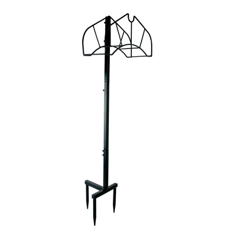 SOPORTE METAL P/MANGUERA 39X14X110CM 2EN1 P/PARED Y C/ESTACA SOPORTE METAL P/MANGUERA 39X14X110CM 2EN1 P/PARED Y C/ESTACA
