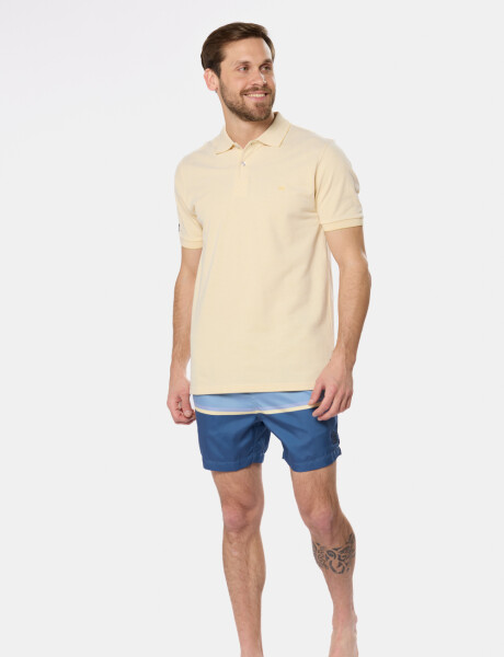 SHORT DE BAÑO RAYADO Piedra