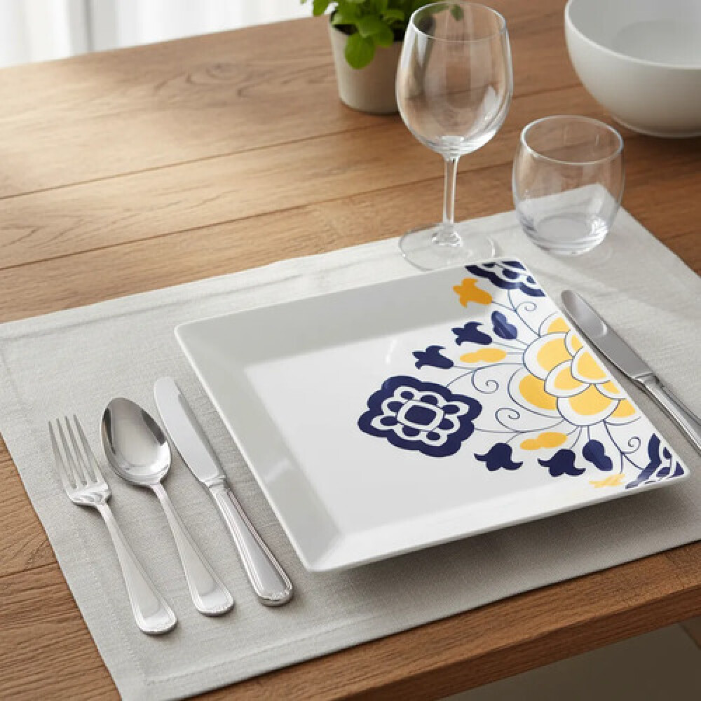 Plato llano Sevilha 26.5x26.5 cm OXFORD Plato llano Sevilha 26.5x26.5 cm OXFORD
