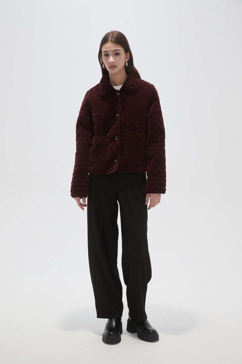 Chaqueta Liote Cereza Oscuro
