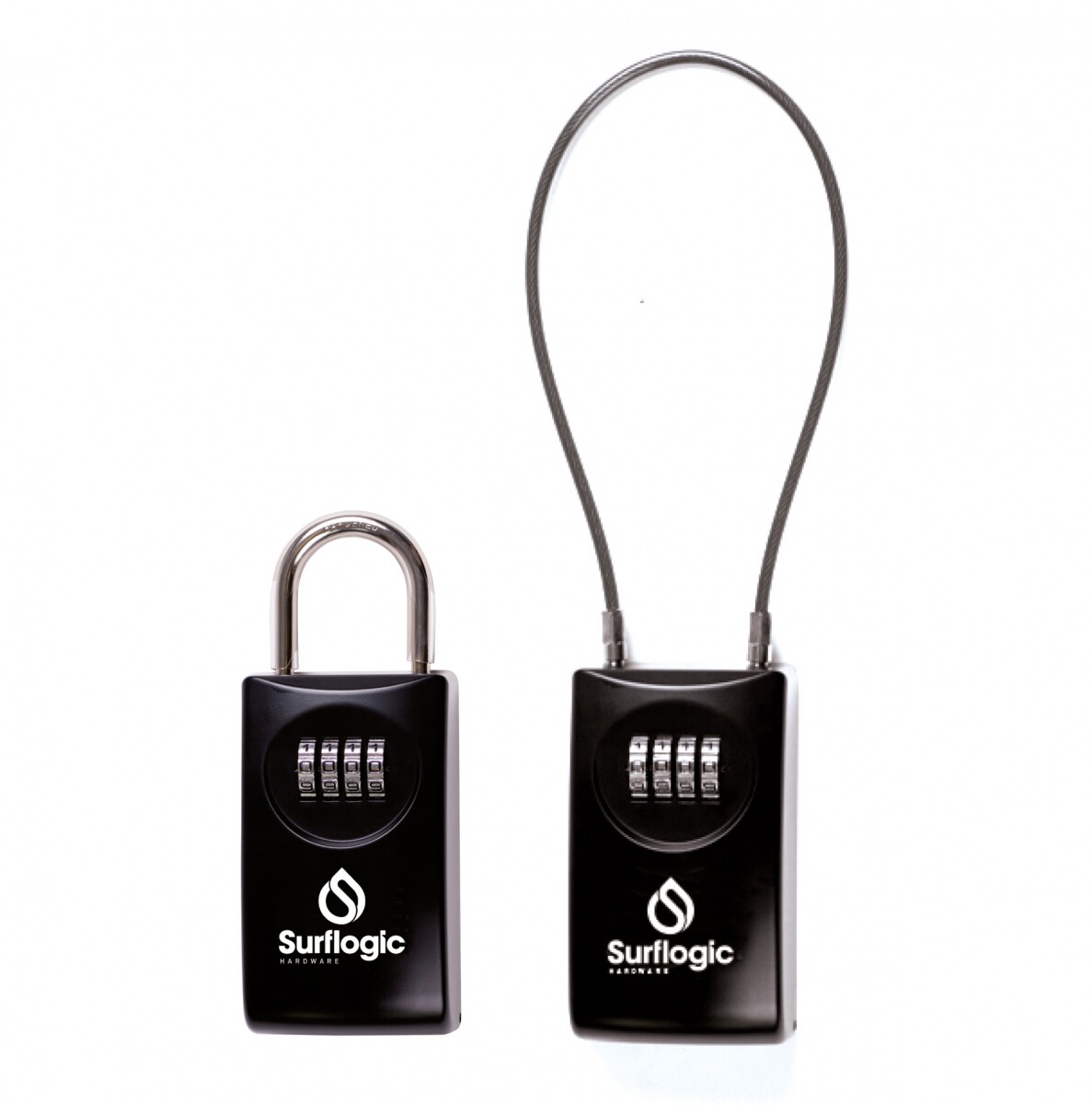Candado Surflogic - Doble sistema Negro 