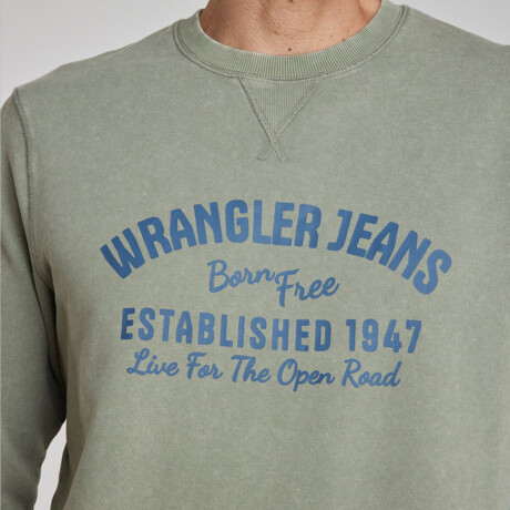 Buzo Wrangler de Hombre - GRAPHIC ACID - WFW25056GRE ELD
