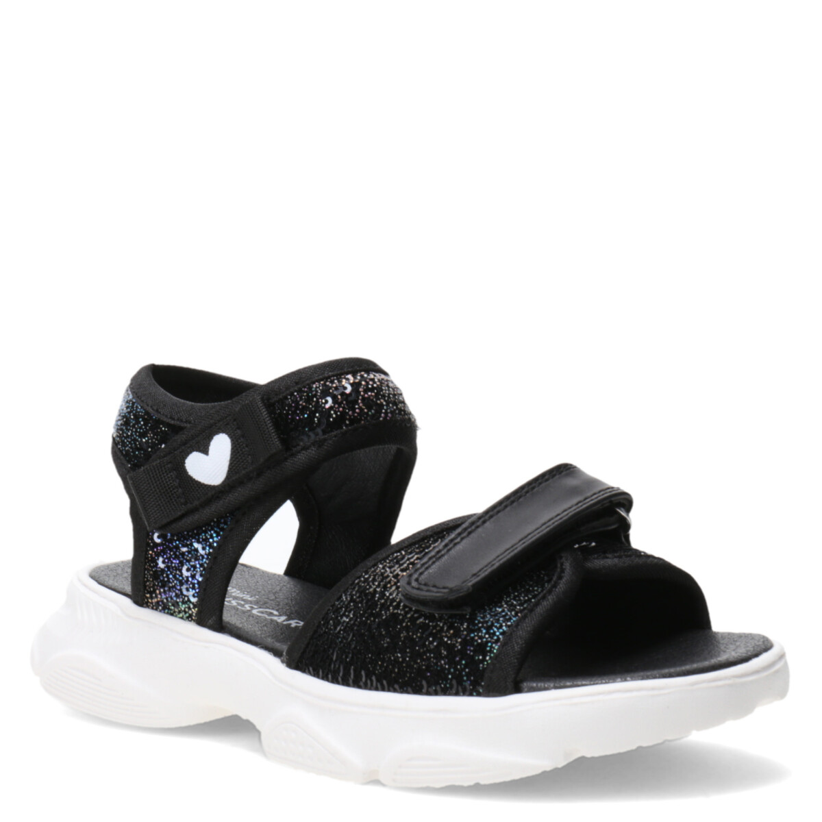 Sandalia de Niña Mini Miss Carol Zaion con lentejuelas y velcro MINI MissCarol - Negro 