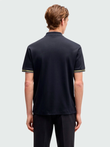 BOSS - Polo Regular Fit Azul Oscuro