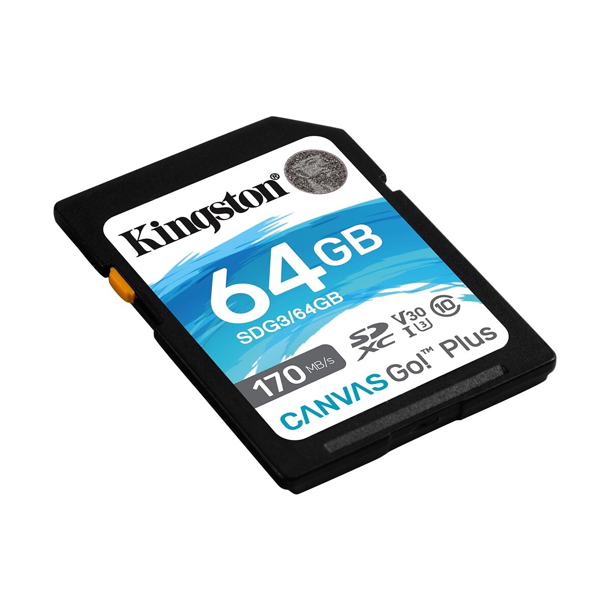 Tarjeta de Memoria SD Flash Kingston CANVAS Go Plus 64GB No aplica
