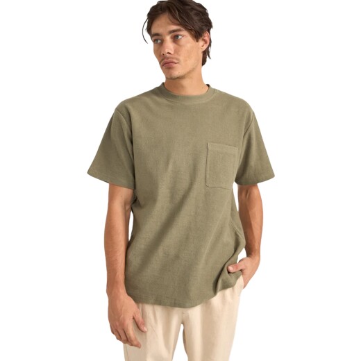 Remera Rhythm Contrast Vintage Terry - Verde Remera Rhythm Contrast Vintage Terry - Verde