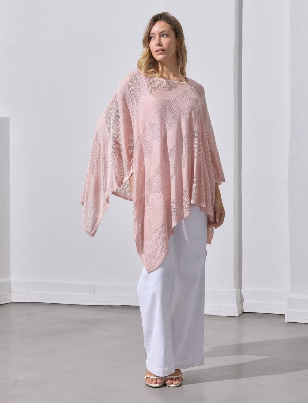 Poncho Lurex ROSA