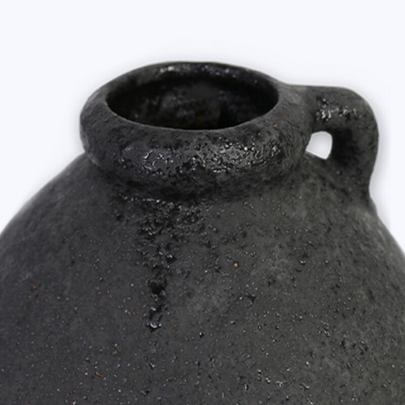 BASE CERAMICA NEGRA 20X31CM Unica
