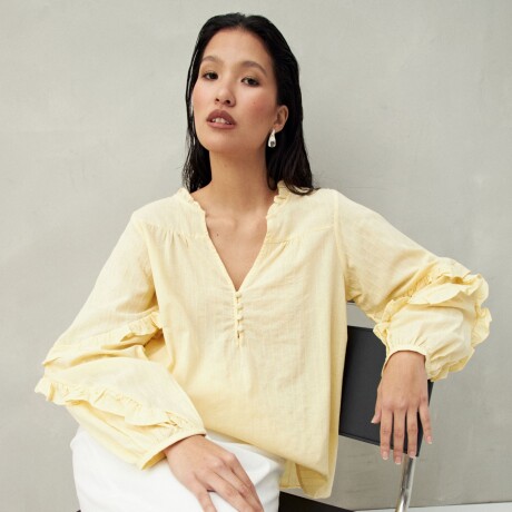 BLUSA CARMEN Manteca