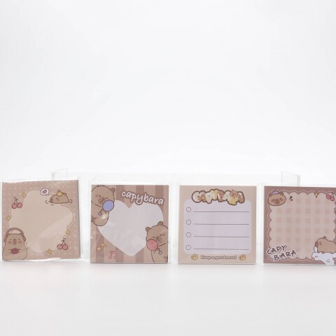 NOTAS ADHESIVAS CUADRADAS (CAPIBARA) NOTAS ADHESIVAS CUADRADAS (CAPIBARA)