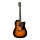 Guitarra Electroacústica Memphis 964 con ecualizador de 4 bandas y cuerdas de acero Sunburst