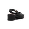 Comfortflex Sand.dama Tira Ancha C/ Pulsera Y Taco Medio- Negro Negro