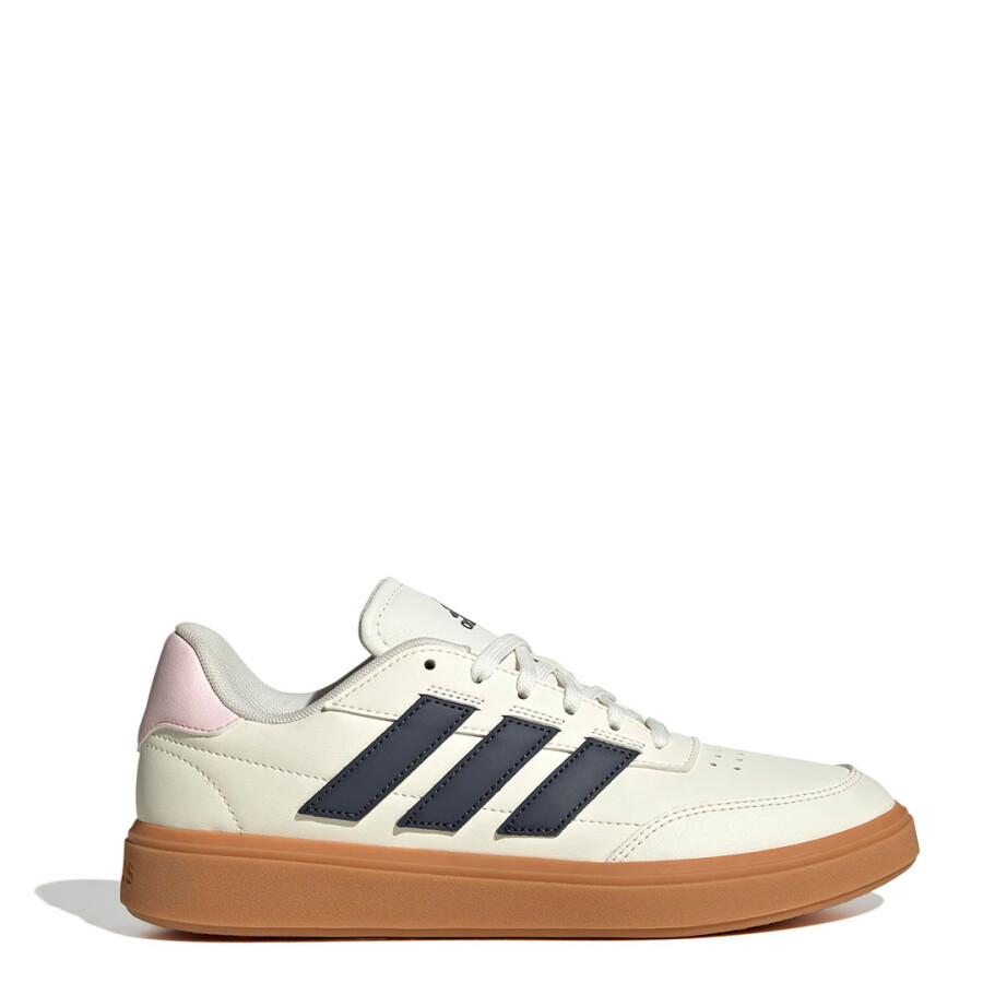 Championes de Mujer Adidas Courtblock Blanco - Azul