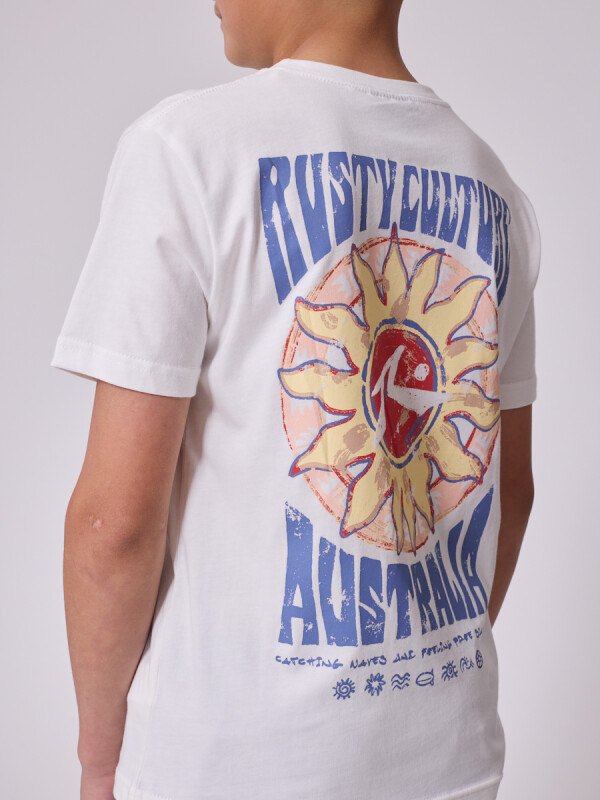 T-SHIRT OLINE TEEN RUSTY Blanco
