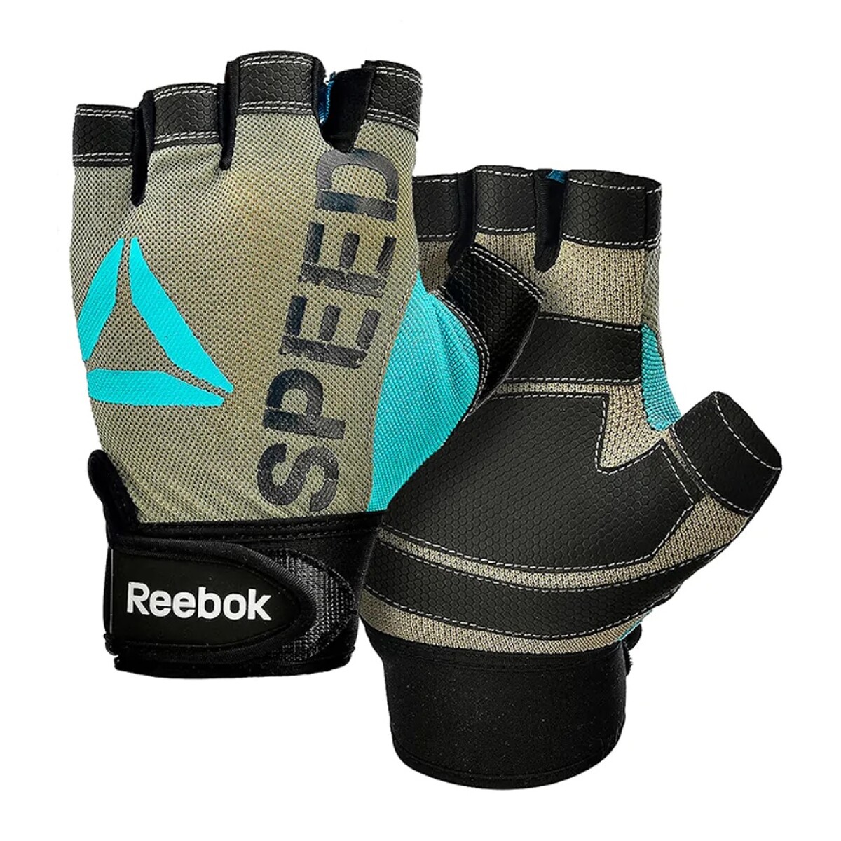 Guantes de Entrenamiento para Mujer Reebok Speed Gloves - Gris/celeste 