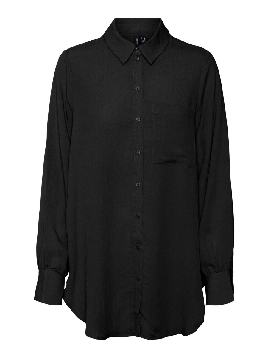 Camisa Kara Extra Larga - Black 
