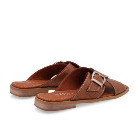 SANDALIAS CUERO ZARINA MARRON