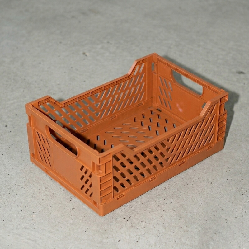 Caja de almacenamiento plegable mediano marron