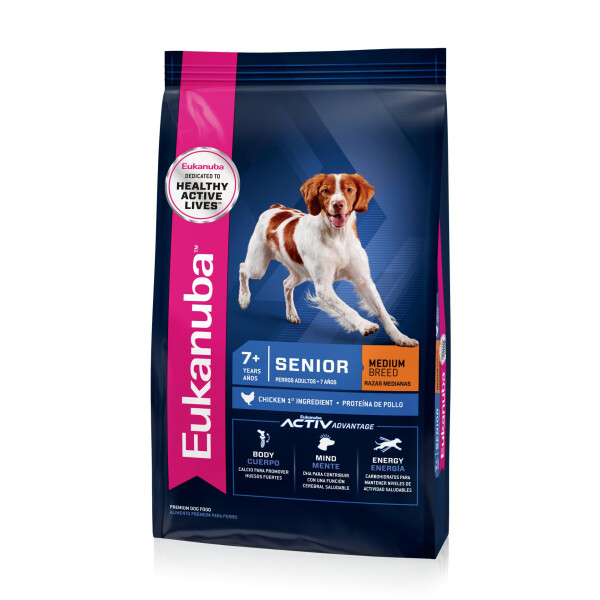 ALIMENTO EUKANUBA SENIOR RAZAS MEDIANAS 15KG ALIMENTO EUKANUBA SENIOR RAZAS MEDIANAS 15KG