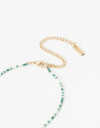 Collares Cortos Acrilico Collar Corto Resina Y Beads - Acqua Petroleo