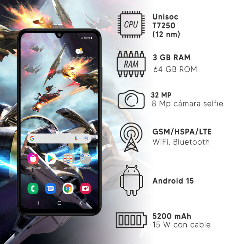 Xiaomi Redmi A5 4g 6,8 128gb 4gb Ram Cámara 32mpx - Azul Xiaomi Redmi A5 4g 6,8 128gb 4gb Ram Cámara 32mpx - Azul
